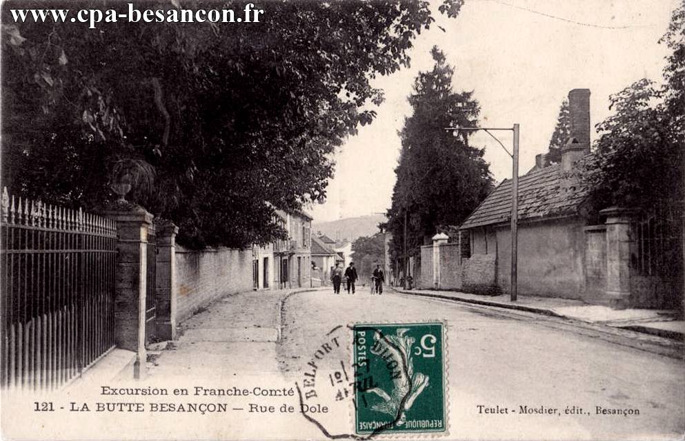 Excursion en Franche-Comté - 121 LA BUTTE-BESANÇON - Rue de Dole